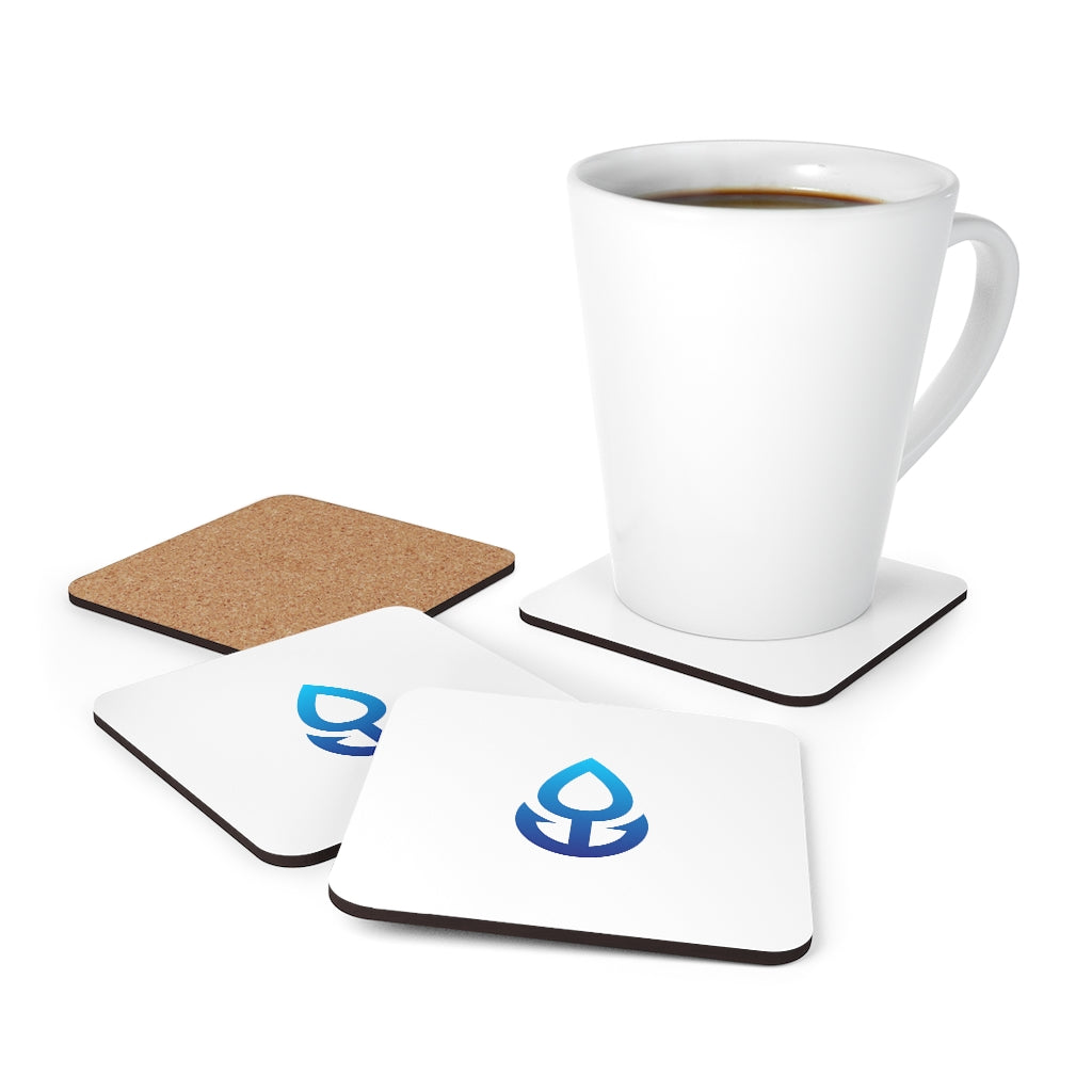 Blue Icon Coaster Set