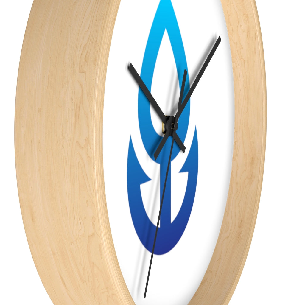 Blue Icon Wall clock