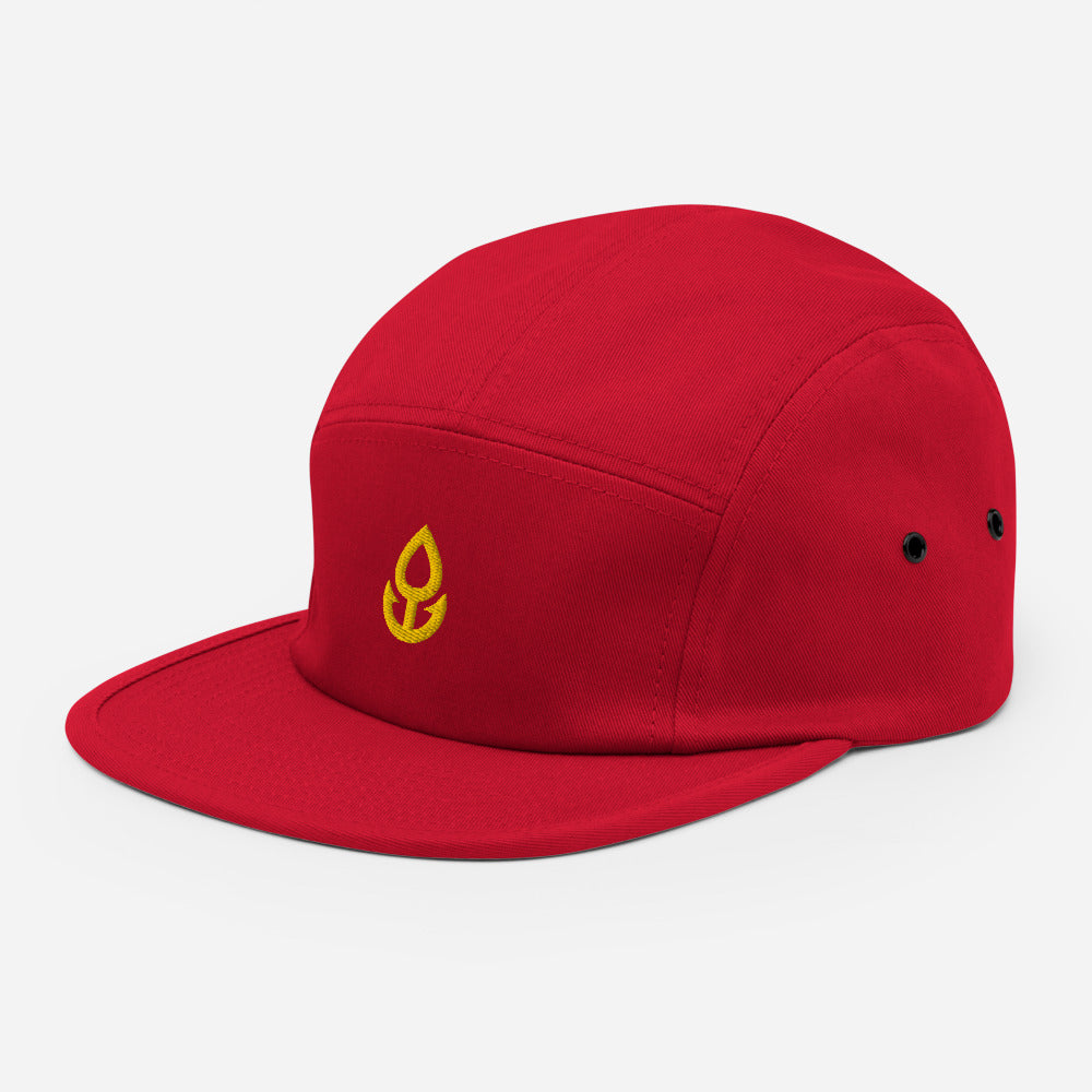 Orange Icon Five Panel Cap