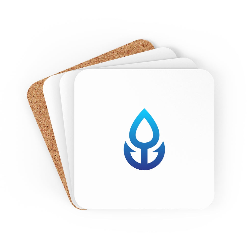 Blue Icon Coaster Set