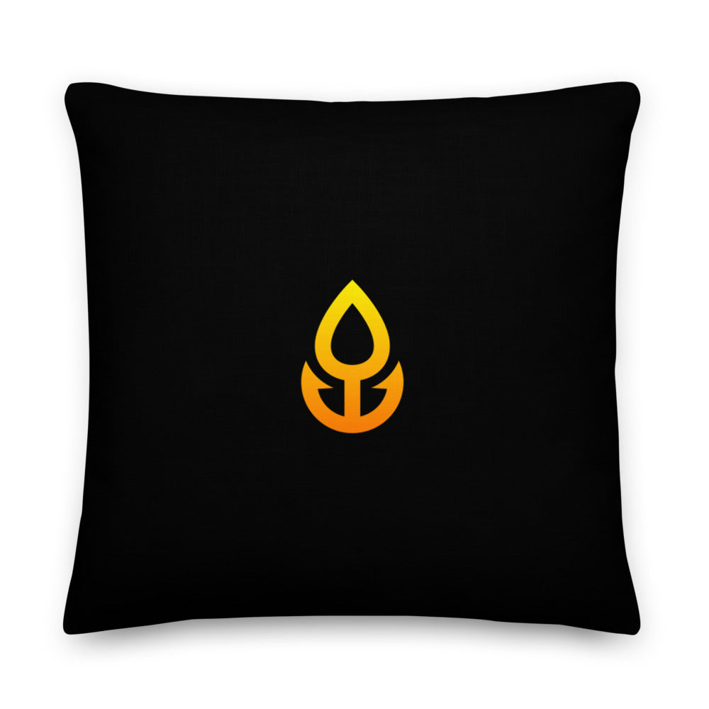 Orange Icon Premium Pillow