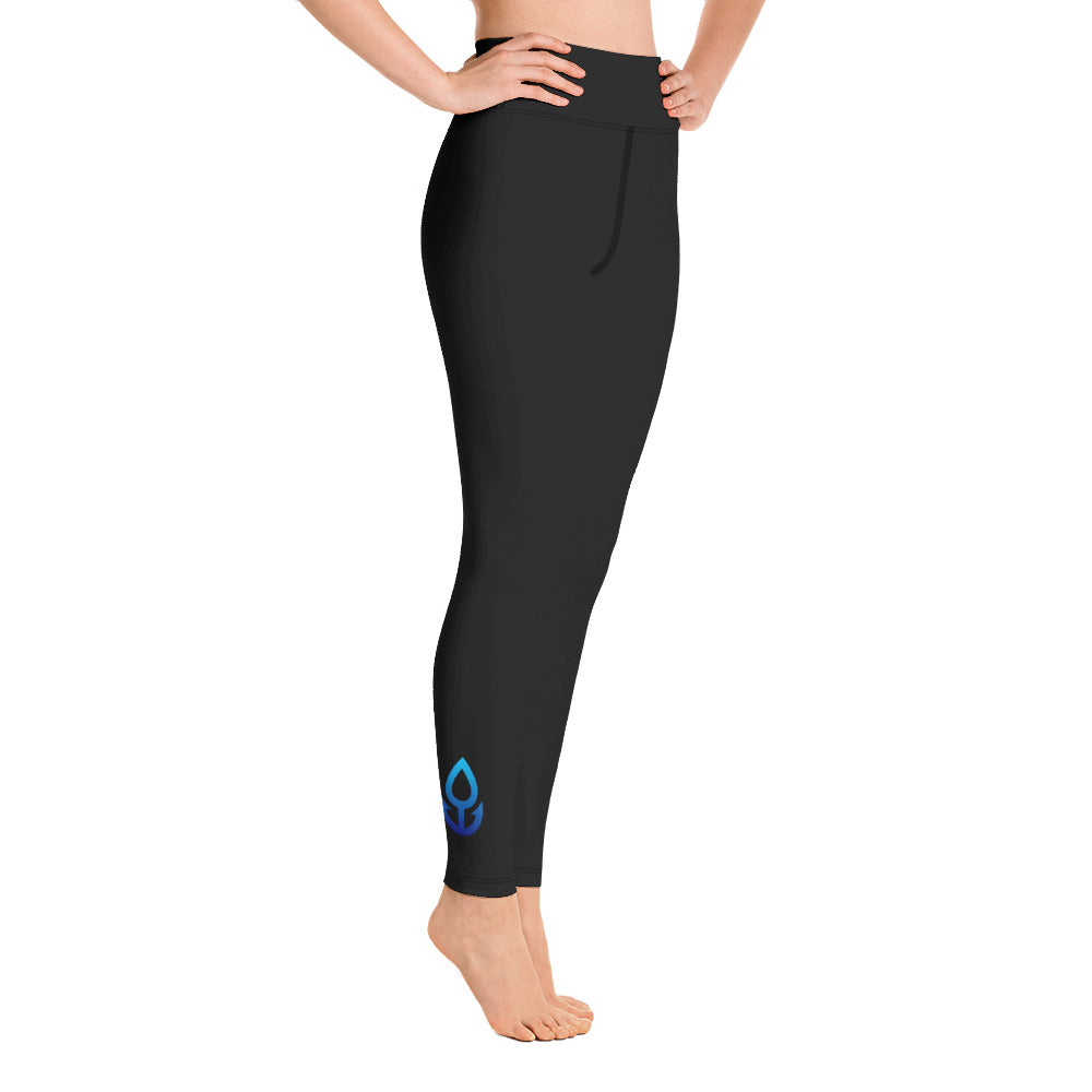 Blue Icon Yoga Leggings