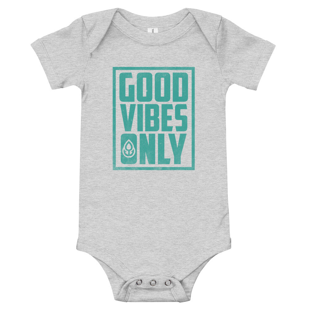 "Good Vibes Only" Baby One Piece