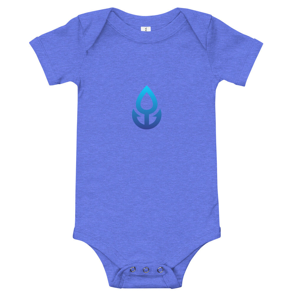 Blue Icon Baby One Piece