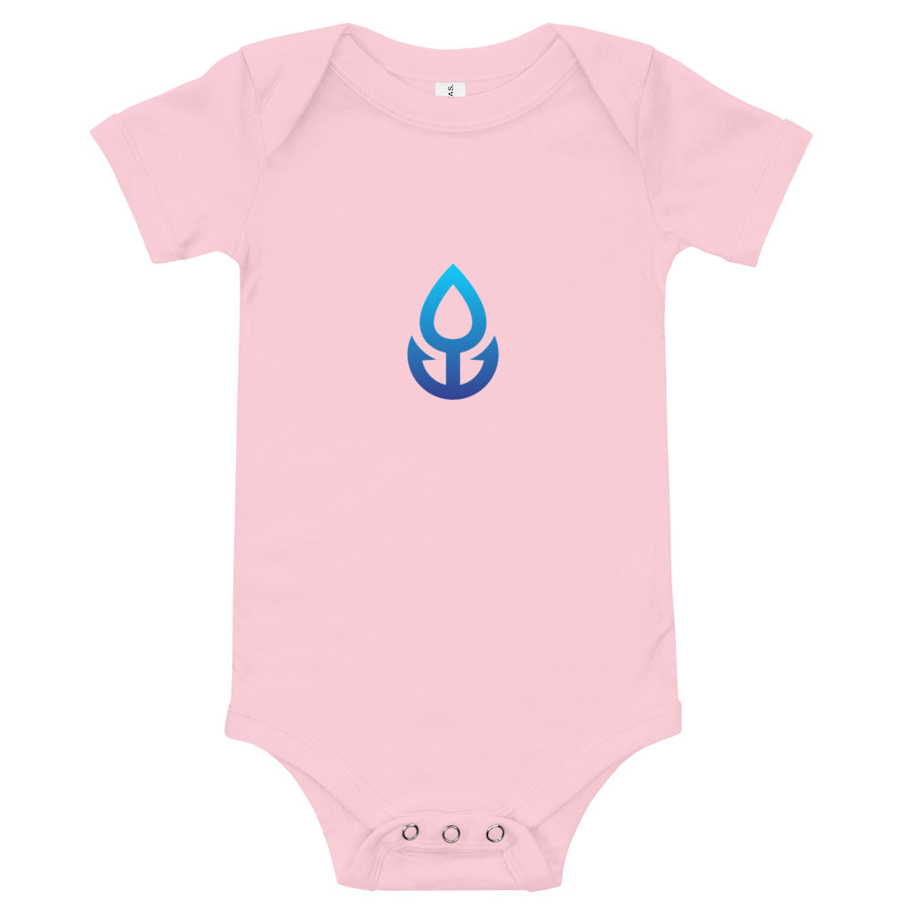 Blue Icon Baby One Piece