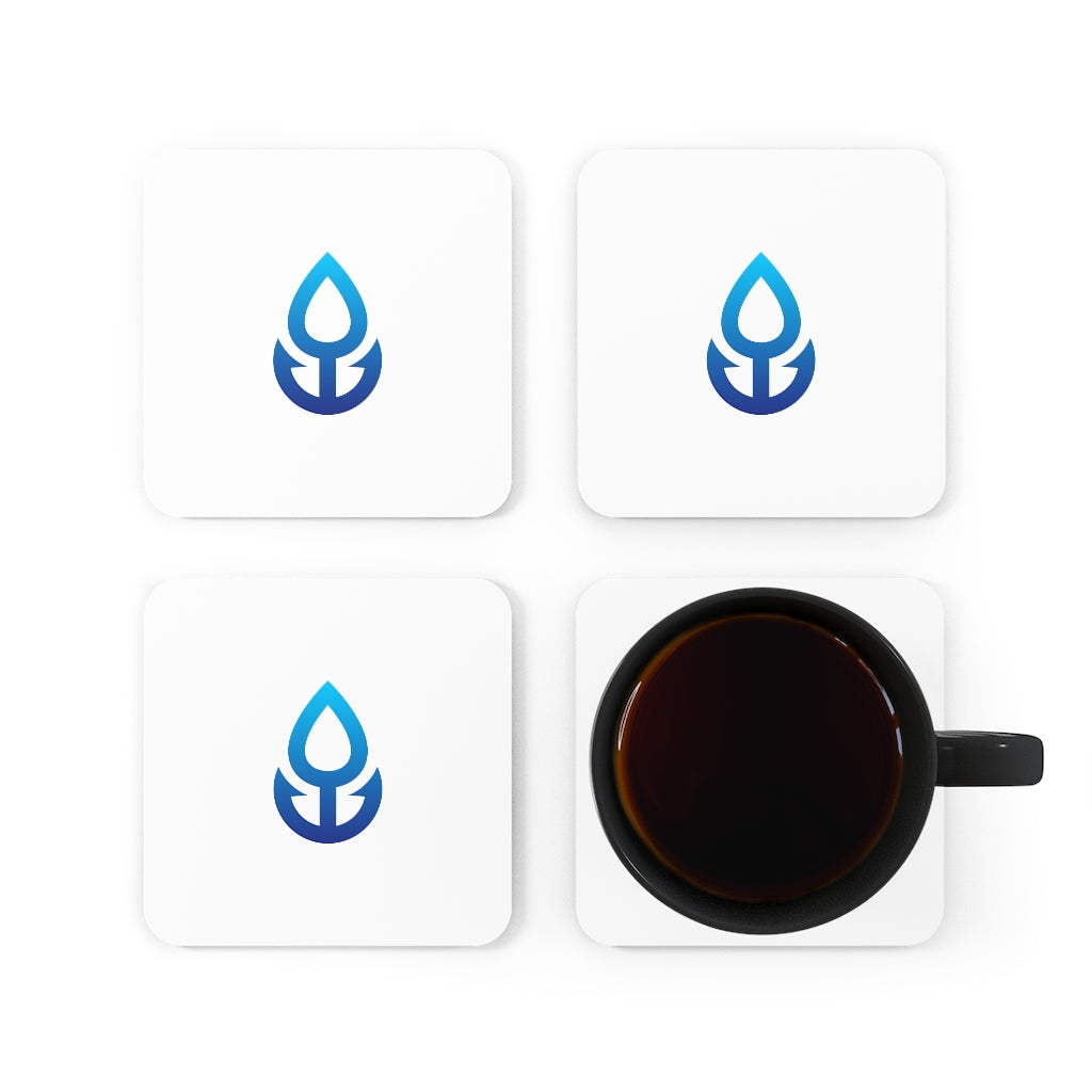 Blue Icon Coaster Set