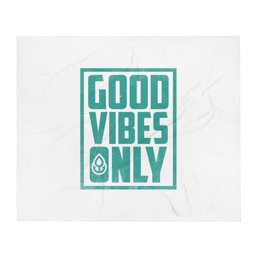 "Good Vibes Only" Blanket