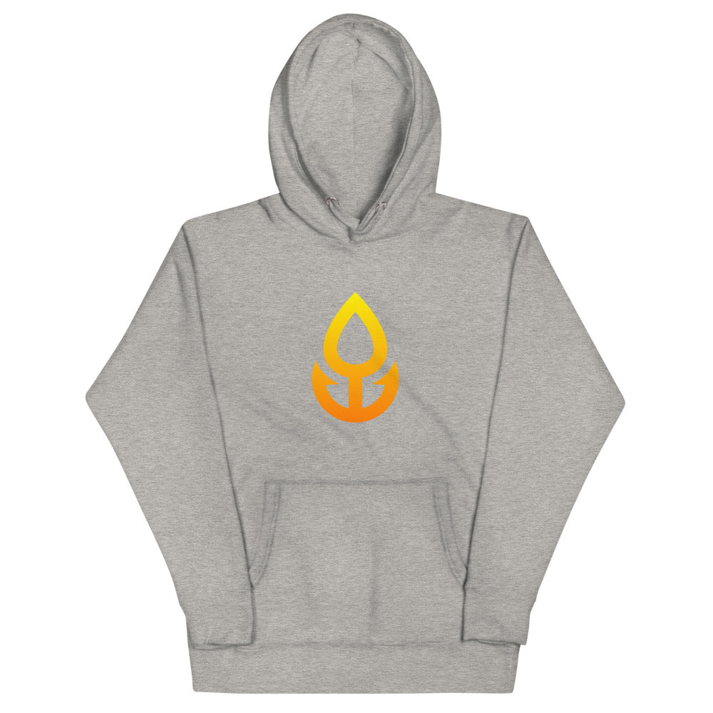 Orange Icon Hoodie (Large Logo)