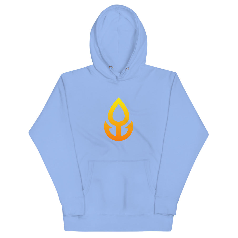 Orange Icon Hoodie (Large Logo)